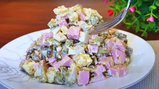 My grandmother taught me this salad! The most delicious potato recipe for dinner