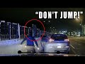 Police Officer Shouts For Help During Intense Nighttime Chase