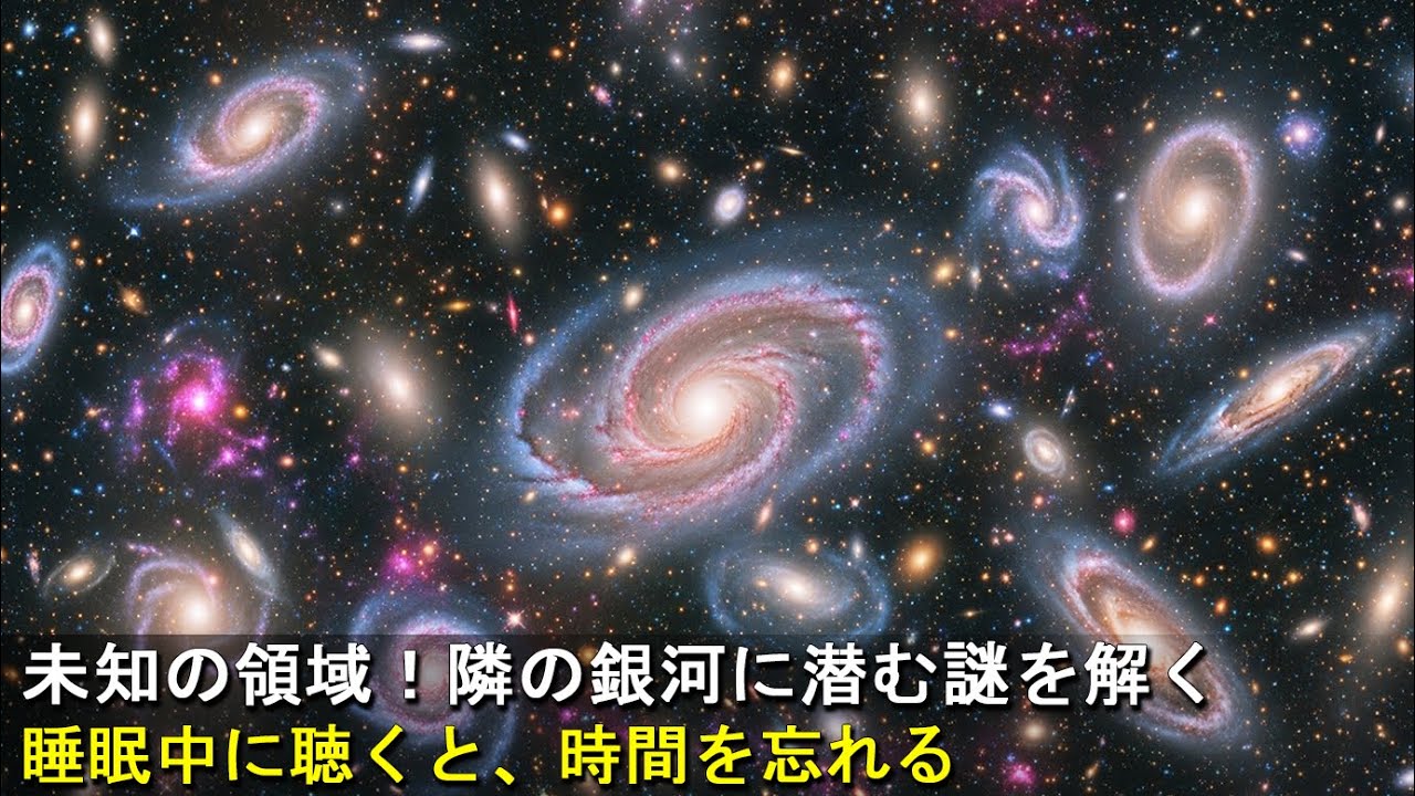 [睡眠ドキュメンタリー] 宇宙の銀河たちと、その真のスケール