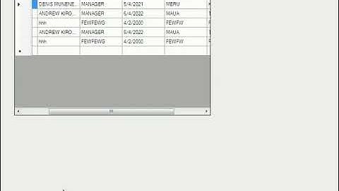 How to Load DataGridView data from access table visual basic studio