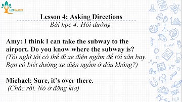 Bài 4: Hỏi đường | Lesson 4: Asking Directions