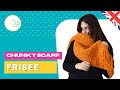 How to crochet a very easy chunky scarf