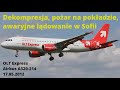 OLT Express A320-214 Dekompresja, pożar na pokładzie, awaryjne lądowanie w Sofii #ATCPolska