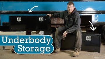 Installing Underbody Storage | Skoolie Conversion Ep. 23 | Adam & Steph
