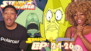 YELLOW DIAMOND IS A CLOD! *Steven Universe* Season 2 Episodes 24-26 FINALE REACTION Message Received