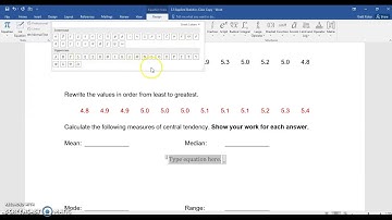 PLTW IED - 3.5 Applied Stats with Equation Editor pt. 1