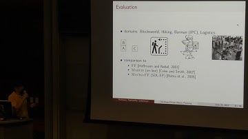 ICAPS 2017: Generating Macro Actions from a Plan Database for Planning on Autonomous Mobile Robots