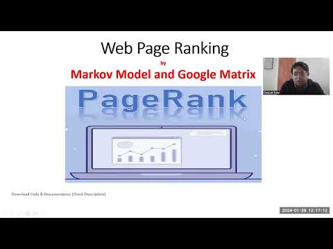 Web Page Ranking by Markov Model and Generalized Hyperbolic Matrix | Web Mining Research Projects