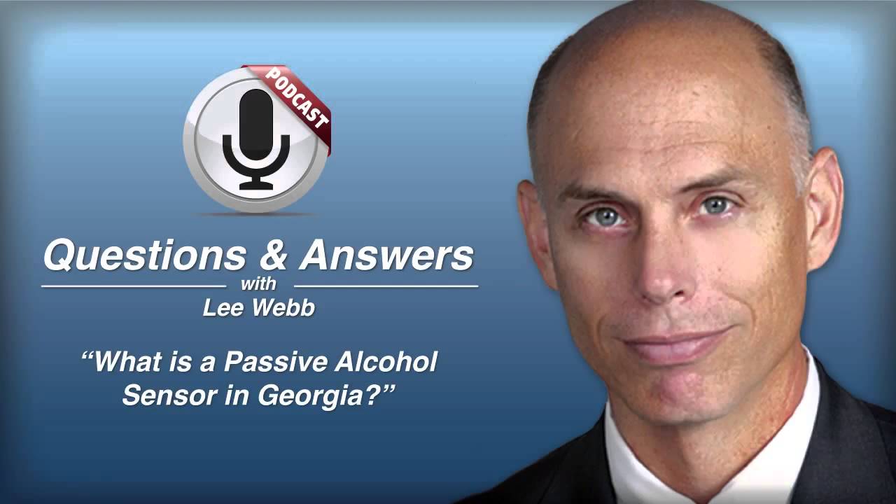 What Is A Passive Alcohol Sensor In Georgia?