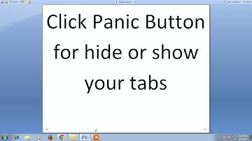 Hide your chrome tab