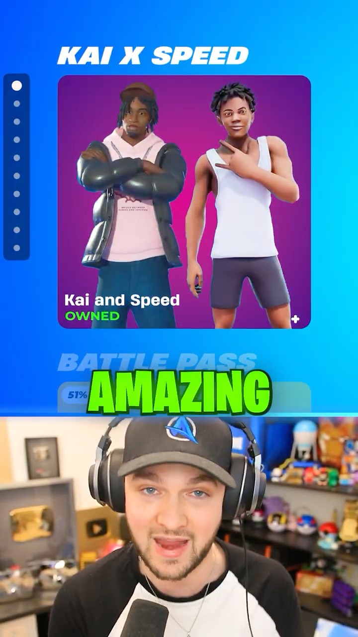 iShowSpeed and Kai Cenat in Fortnite?!