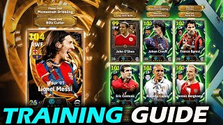 New Year Pack Ankara Messi, Cruyff, Cantona, Baresi, Roberto Carlos Best Training Efootball 2026