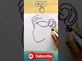 How to Draw Little Krishna || Drawing for Beginners #Krishna #art #drawing #trending #ytshorts