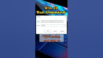 dxdiag Most-used Run commands(WIN +R)  for Windows 11 ⁨  @ExplainingComputers #study #education