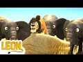 Leon Says 🦁 Elephants Are Copycats 🐘 Funny Jungle Cartoon For Kids 😂 HooplaKidz Toons