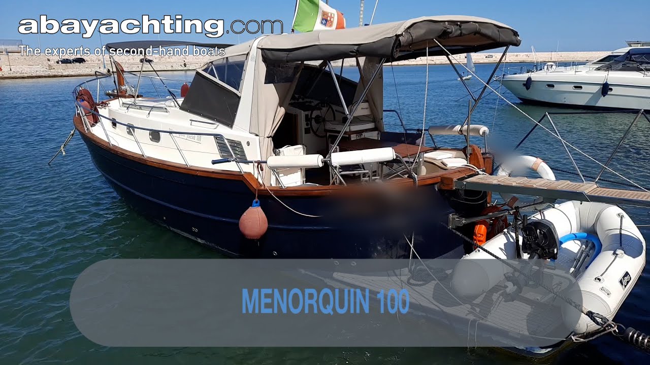 MENORQUIN 100 ANNO 2004 - IN VENDITA - FOR SALE WWW.ABAYACHTING.COM