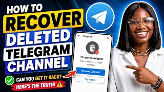 How To Recover  Deleted Channel In Telegram