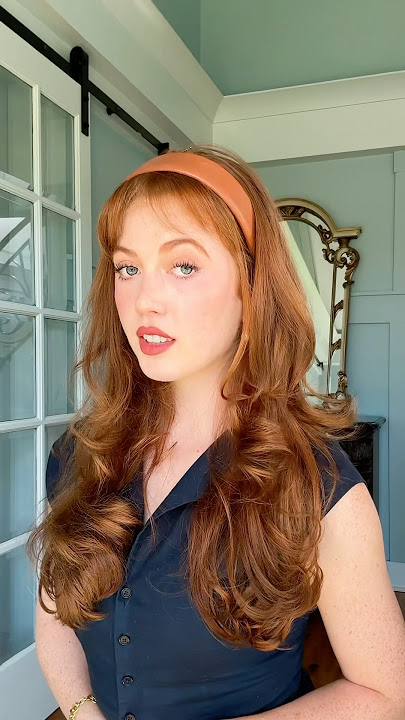 Try this before you cut bangs ✂️Faux bang hair hack! #hairstyle #hairhack