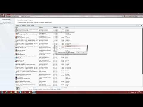 Tutorial: How to Uninstall programms on windows 7 (Easy Way)