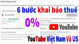 Hướng Dẫn 6 Bước Khai Báo Thuế Và Thuế Đối Với Youtuber Việt Nam