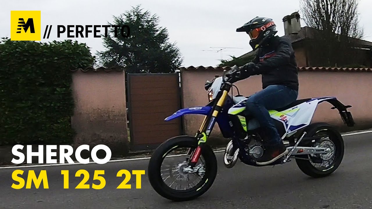Sherco 125 Supermoto 2t TEST. La moto dei monelli!
