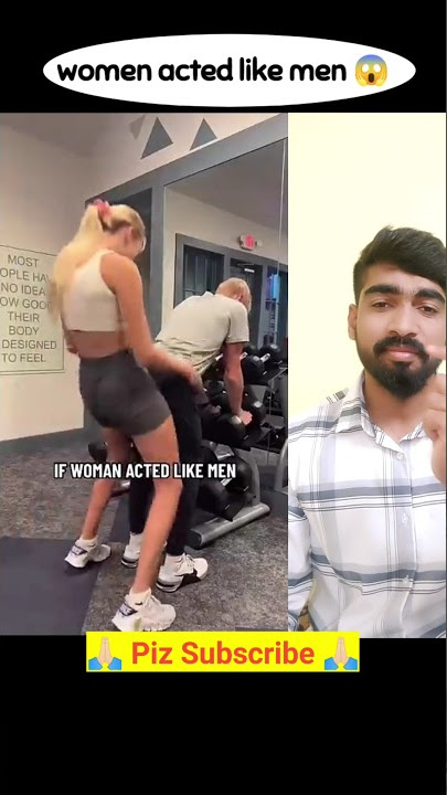 women acted like man 😱🤣 #funny #shorts #youtubeshorts #shortsvideo