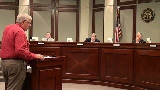 Robert Rorke requests Forsyth County Commissioner Pete Amos to recuse 06/05/14