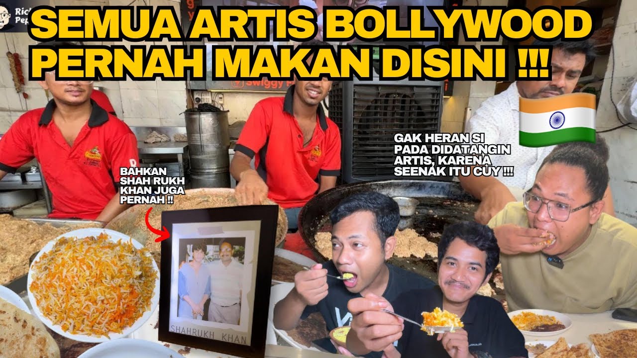 PESAN SEMUA MAKANAN YANG SERING DIPESEN ARTIS BOLLYWOOD INDIA 🇮🇳‼️TERNYATA BEGINI PEMBUATANNYA‼️