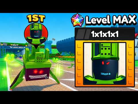 Beating 1x1x1x1 FINAL BOSS in Race Your Lucky Block! (Roblox)