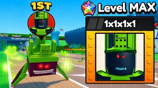 Beating 1x1x1x1 FINAL BOSS in Race Your Lucky Block! (Roblox) screenshot 4