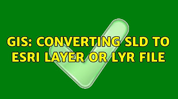 GIS: Converting SLD to Esri layer or lyr file