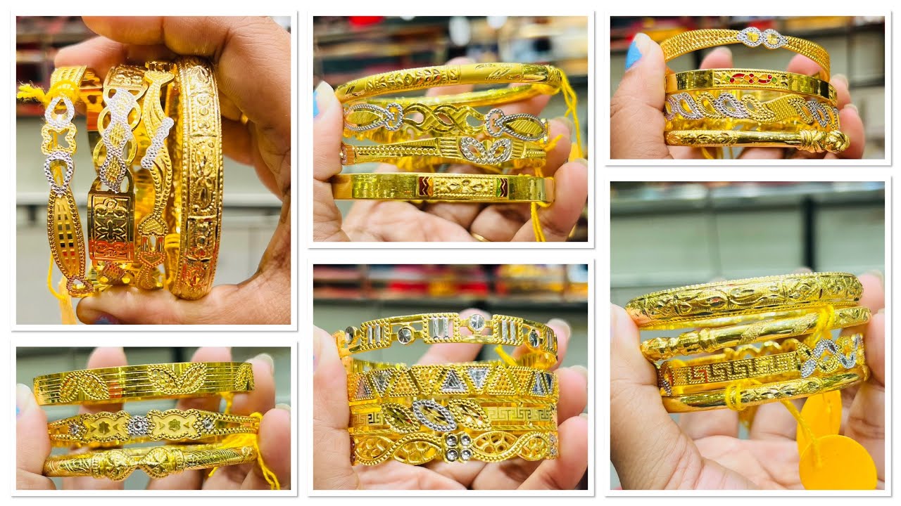 1 Gram LightWeight Bronze Churi Bala Bauti Design with Price ||All Under 2 Gram Design||The Bong Duo