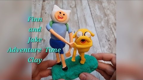 How to make Finn and Jake "Adventure Time" Step by Step with Clay #claycreations #adventuretime#diy