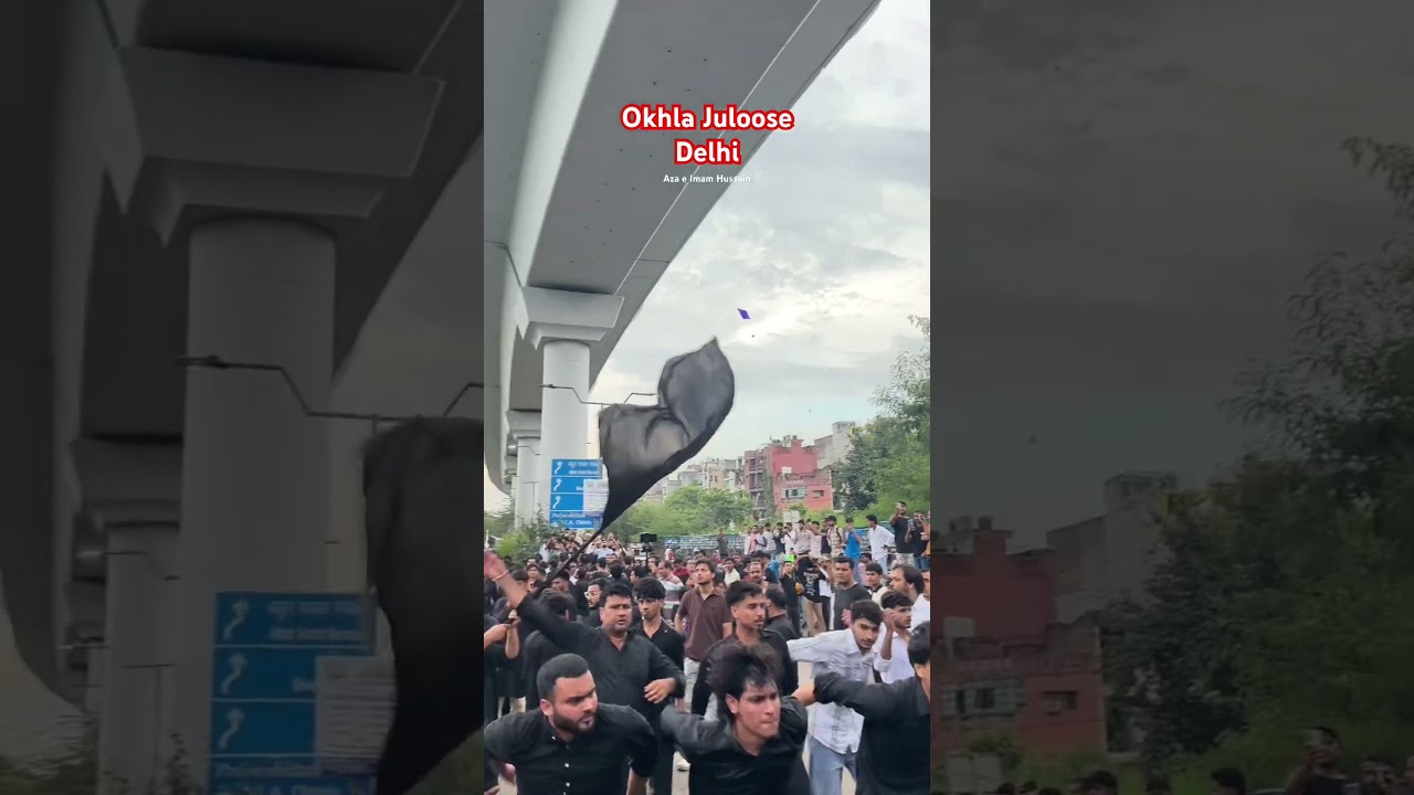 Okhla Juloose Delhi India | Anjumane Abbasiya Naugawan Sadat 2025 | 