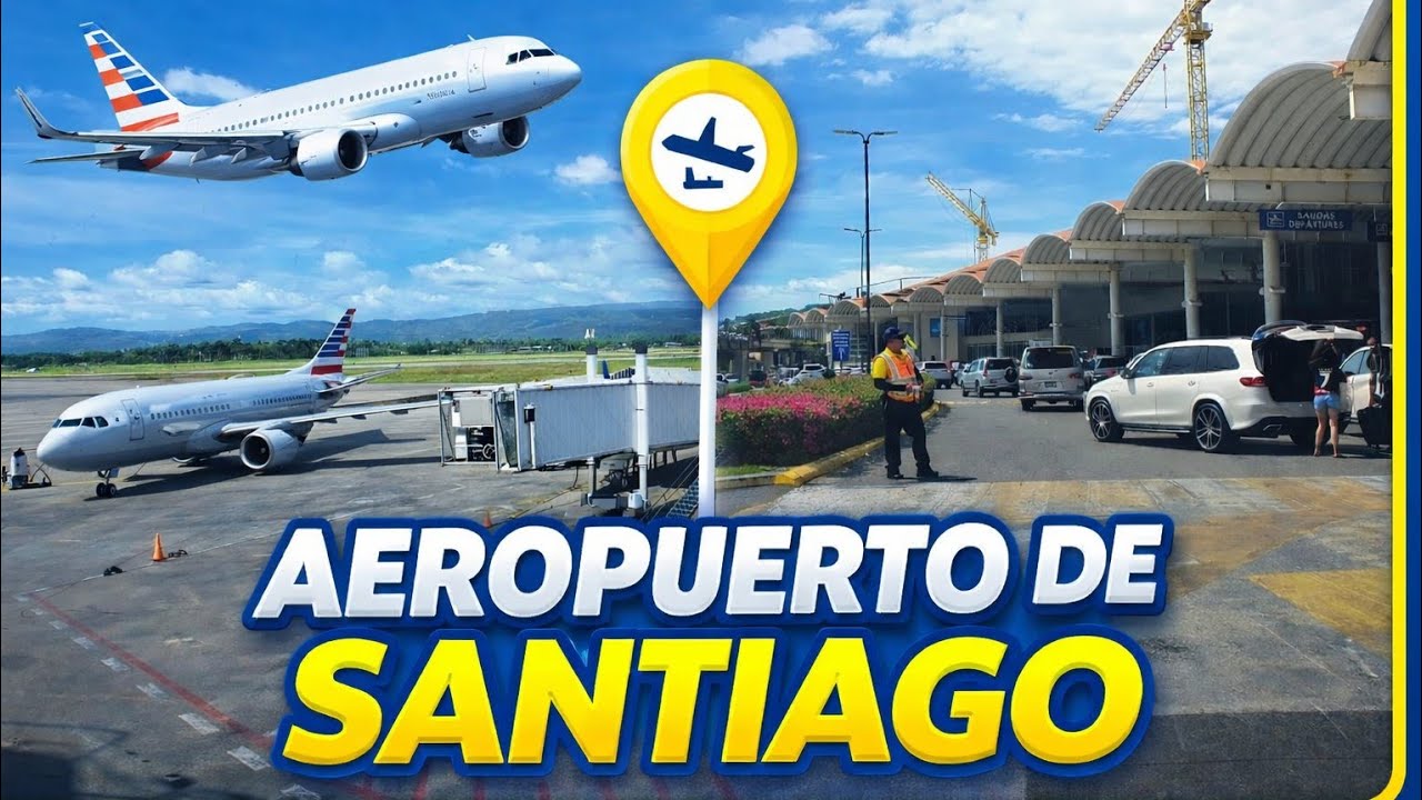 Rumbo al Aeropuerto Internacional del Cibao , Santiago De Los Caballeros. 
