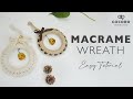마크라메 도어벨 만들기 Macrame Wreath DIY