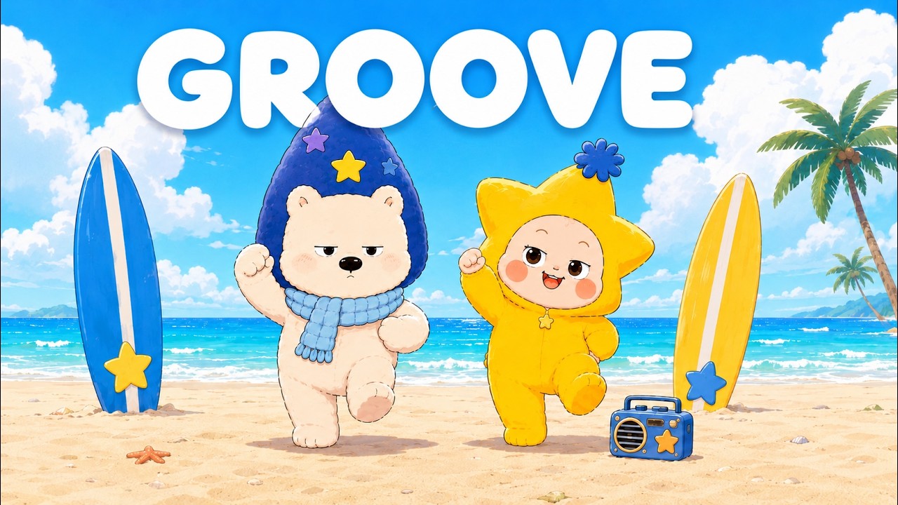 Jazz Groove | Summer Beach 🌊 Bright K Indie Pop & Chill City Pop
