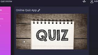 Flask-based Online Quiz App | Check Description