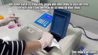 Cách vận hành máy quang phổ UV VIS P1