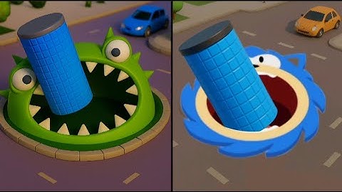 Godzilla Hole.io Vs HEDGEHOG Max All Levels Gameplay Android,iOS NEW UPDATE