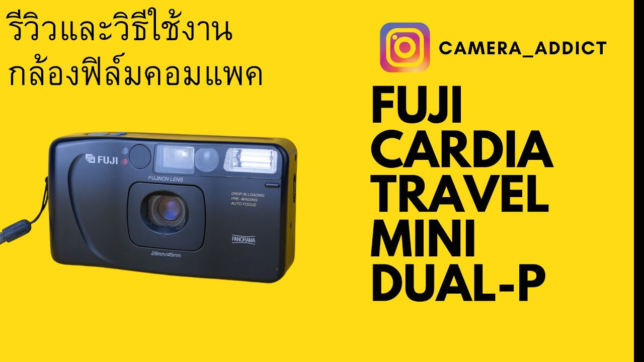 FUJI CARDIA Travel mini WIDE-P ケース付き Fuji Traveller 35 mm Film Cameras for sale | eBay