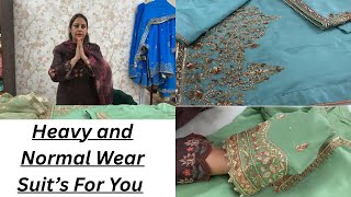 New Punjabi Suits Normal Wear And Heavy Wear Punjabi Suits Designed For You