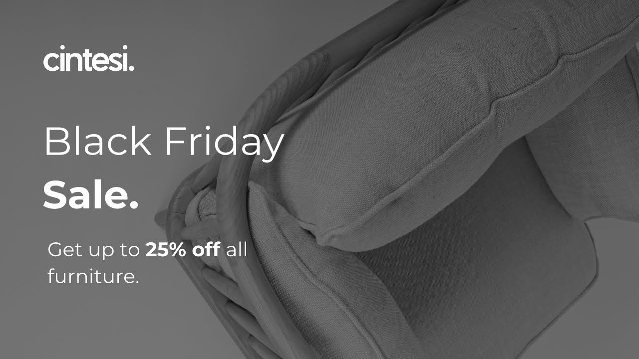 Cintesi Black Friday Sale YouTube