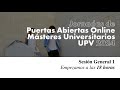 Jpa online msteres upv 2024  sesin general 1 latam y alumnado internacional