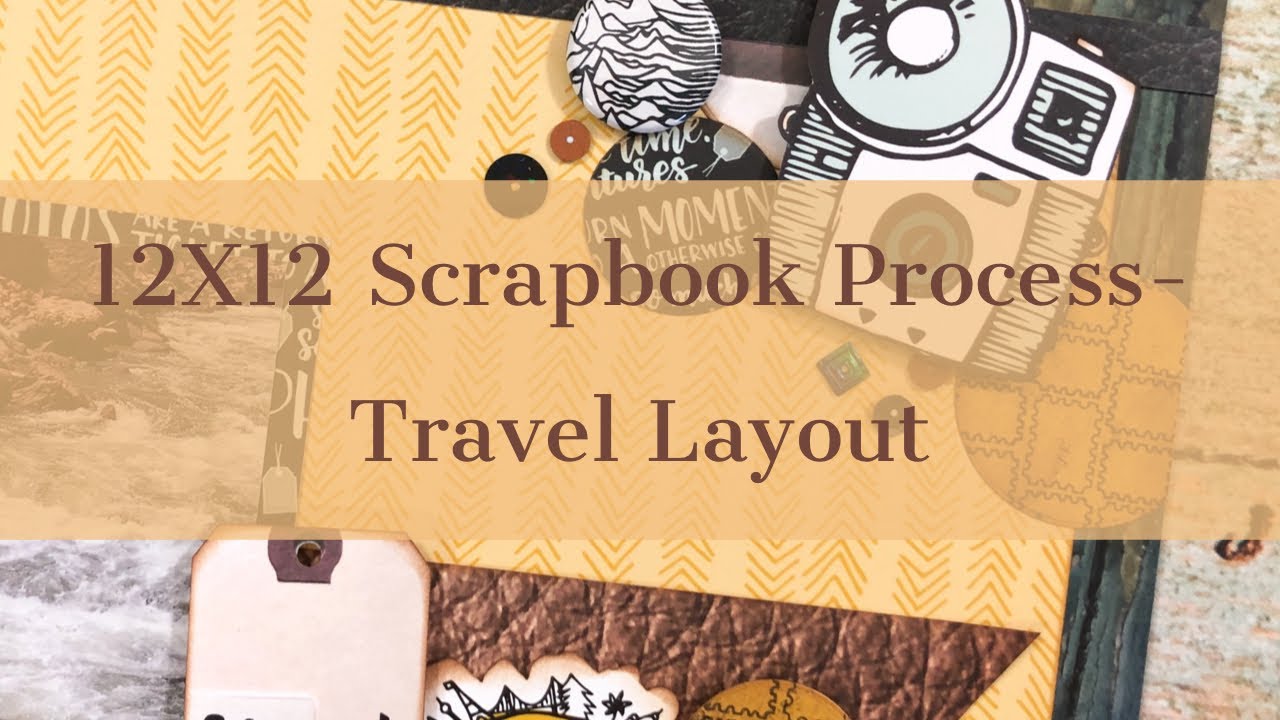 12X12 Layout Process AND Bonus Travel Album Flip ( Wild Whisper Designs)