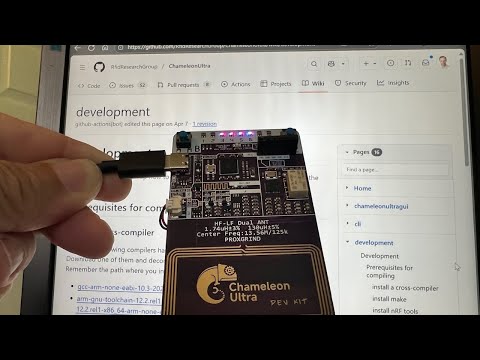 Chameleon Ultra: Setup Dev environment #defcon #rfid #rfidwallet #rfidcard #rfidchip #rfidreader