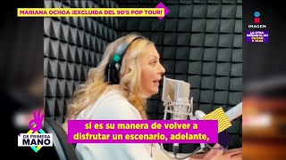 Mariana Ochoa Reacciona Al Ser Excluida Del 90S Pop Tour De Primera Mano