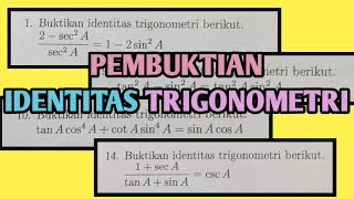 PROOF OF TRIGONOMETRIC IDENTITIES