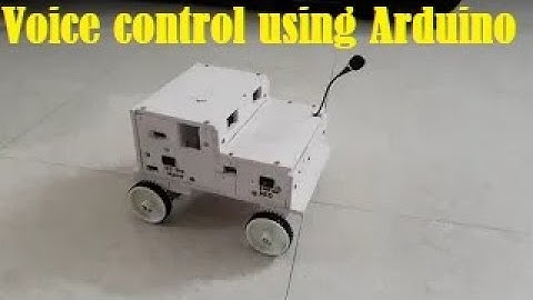 Arduino9-Voice controlled Robot with Arduino UNO and V3 voice module