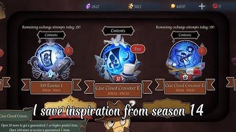 Identity V - Opening Conan Crossover Essence Part 2 with only 4600 inspiration